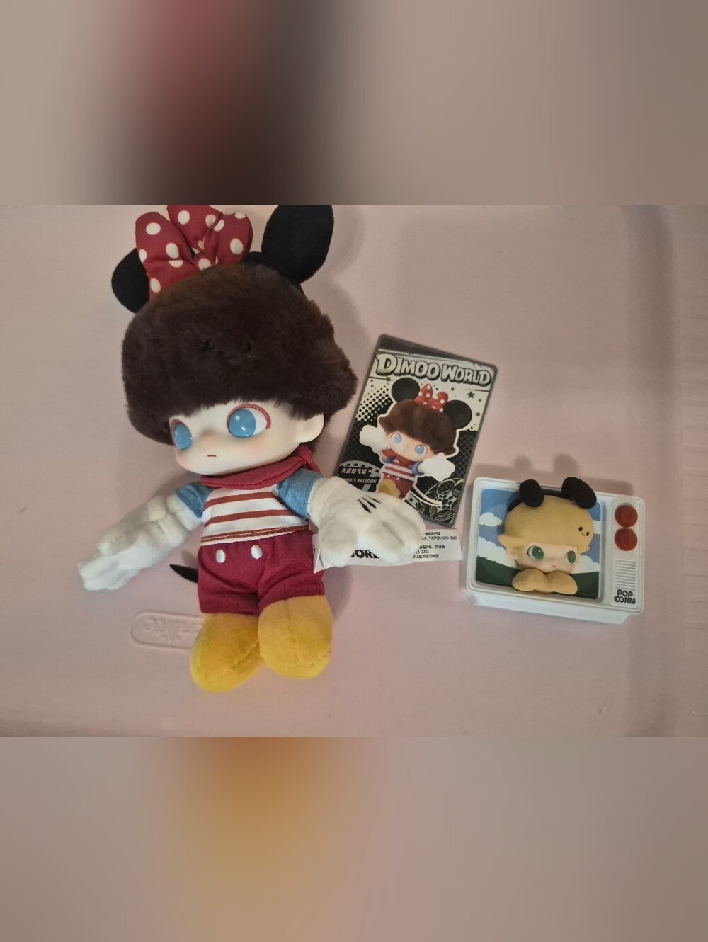 Disney Dimoo Plush Minnie's Ballon & Magnet